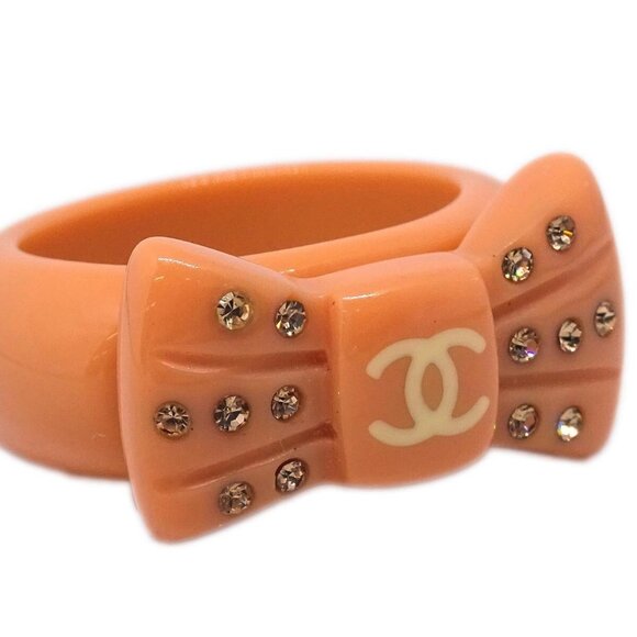 Chanel Ring Pink Acrylic Rhinestone #53 #13 - Picture 3 of 8